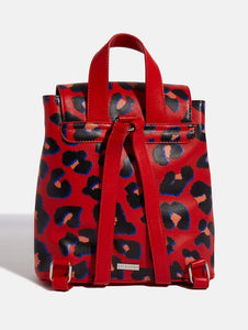 Ada Red Leopard Backpack