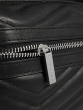Load image into Gallery viewer, Ella Quilted Black Backpack
