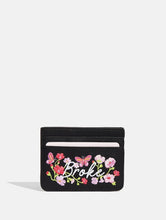 Load image into Gallery viewer, Broke Embroidered Card Holder
