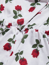 Load image into Gallery viewer, White Rose Playsuit - UK 16
