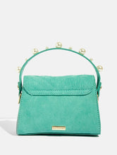 Load image into Gallery viewer, Pearl Teal Cross Body Bag
