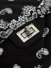 Load image into Gallery viewer, Black Bandana Printed Cross Body Bag
