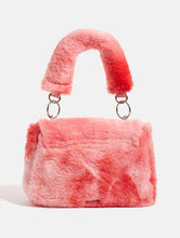 Load image into Gallery viewer, Tasmin Pink Faux Fur Shoulder Bag
