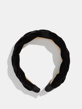 Load image into Gallery viewer, Black Plait Headband
