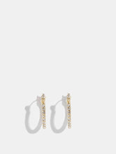 Load image into Gallery viewer, Soph x Skinnydip Crystal Bling Hoop Earrings
