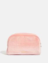 Load image into Gallery viewer, Heart Embroidery Velvet Makeup Bag
