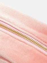 Load image into Gallery viewer, Heart Embroidery Velvet Makeup Bag
