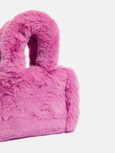 Load image into Gallery viewer, Liza Faux Fur Orchid Tote Bag

