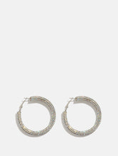 Load image into Gallery viewer, Dazzle Hoop Earrings
