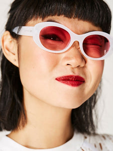 Ace White Sunglasses