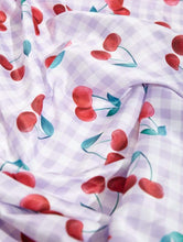 Load image into Gallery viewer, Cherry Gingham Scarf
