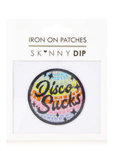 Load image into Gallery viewer, Disco Sucks Iron On Patch

