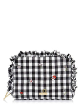 Load image into Gallery viewer, Embroidered Ditsy Wash Bag
