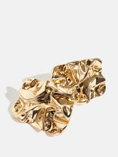 Load image into Gallery viewer, Gold Scrunch Earrings
