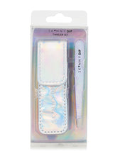 Load image into Gallery viewer, Holo Palm Tweezers &amp; Pouch
