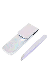 Load image into Gallery viewer, Holo Palm Tweezers &amp; Pouch
