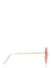 Load image into Gallery viewer, Kate Square Pink Fade Sunglasses
