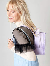 Load image into Gallery viewer, Lilac Fur Mini Backpack
