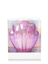 Load image into Gallery viewer, Lilac Glitter Shell Hair Brush
