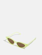 Load image into Gallery viewer, Lime Cat Eye Sunglasses
