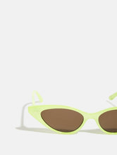 Load image into Gallery viewer, Lime Cat Eye Sunglasses
