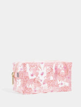 Load image into Gallery viewer, Tiger Floral Pink Printed Makeup Bag
