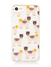 Load image into Gallery viewer, Orange Llama Pom Case - iPhone 6/6S/7/8 &amp; SE
