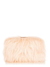 Load image into Gallery viewer, Peach Fur Clutch Bag
