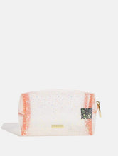Load image into Gallery viewer, Peach Glitz Makeup Bag
