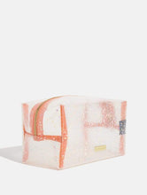 Load image into Gallery viewer, Peach Glitz Makeup Bag
