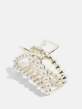 Load image into Gallery viewer, Pearl Claw Hair Clip
