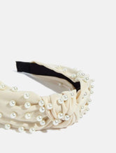 Load image into Gallery viewer, Cream Pearl Headband
