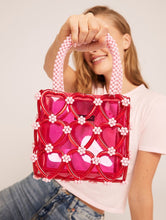 Load image into Gallery viewer, Penelope Heart Beaded Tote Bag
