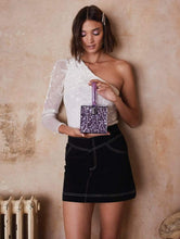 Load image into Gallery viewer, Pia Glitter Box Clutch Bag
