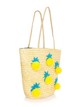 Load image into Gallery viewer, Pineapple Pom Liza Tote Bag
