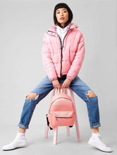 Load image into Gallery viewer, Pink Mesh Backpack
