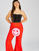 Load image into Gallery viewer, Pink Smiley Cross Body Bag
