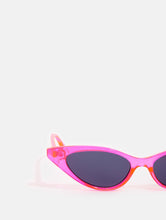 Load image into Gallery viewer, Neon Pink Cat Sunglasses
