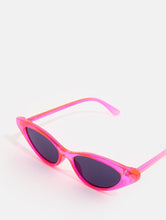 Load image into Gallery viewer, Neon Pink Cat Sunglasses
