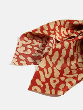 Load image into Gallery viewer, Red Leopard Scrunchie
