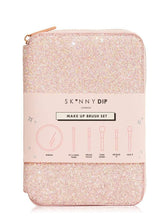 Load image into Gallery viewer, Rose Gold Portfolio Makeup Brush Set
