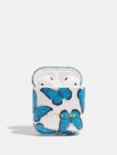 Load image into Gallery viewer, Blue Butterfly Airpods Case

