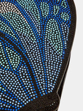 Load image into Gallery viewer, Blue Butterfly Diamante Cross Body Bag
