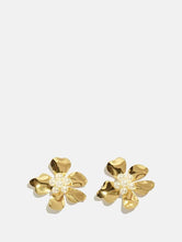Load image into Gallery viewer, Pearl Petal Earrings

