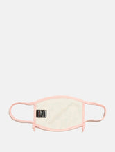 Load image into Gallery viewer, 2 Pack Face Covering in Peachy Print &amp; White
