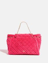 Load image into Gallery viewer, Charlie Pink Borg Cross Body Bag
