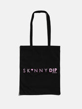 Load image into Gallery viewer, Skinnydip Black Logo Printed Tote Bag
