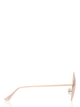 Load image into Gallery viewer, Stella Rose Gold Oversized Sunglasses

