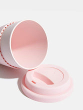 Load image into Gallery viewer, Pastel Pink Bamboo Travel Mug 340ml
