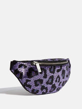 Load image into Gallery viewer, Violet Leopard Lottie Bum Bag
